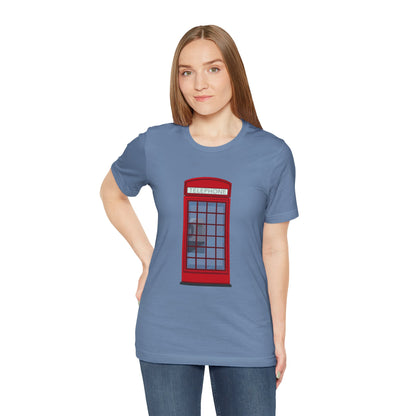 Unisex Jersey Short Sleeve Tee - British Public Telephone