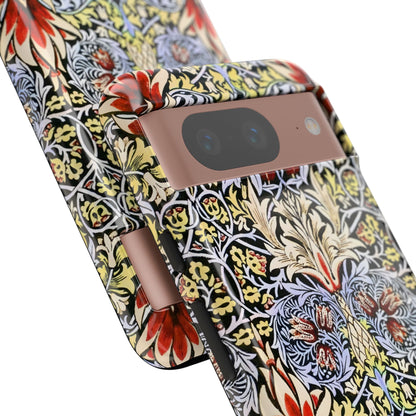 Stylish Phone Case - Floral Design, Tough Cases, Gift for Her, Phone Accessories, Trendy Tech, Unique Cell Phone Cover