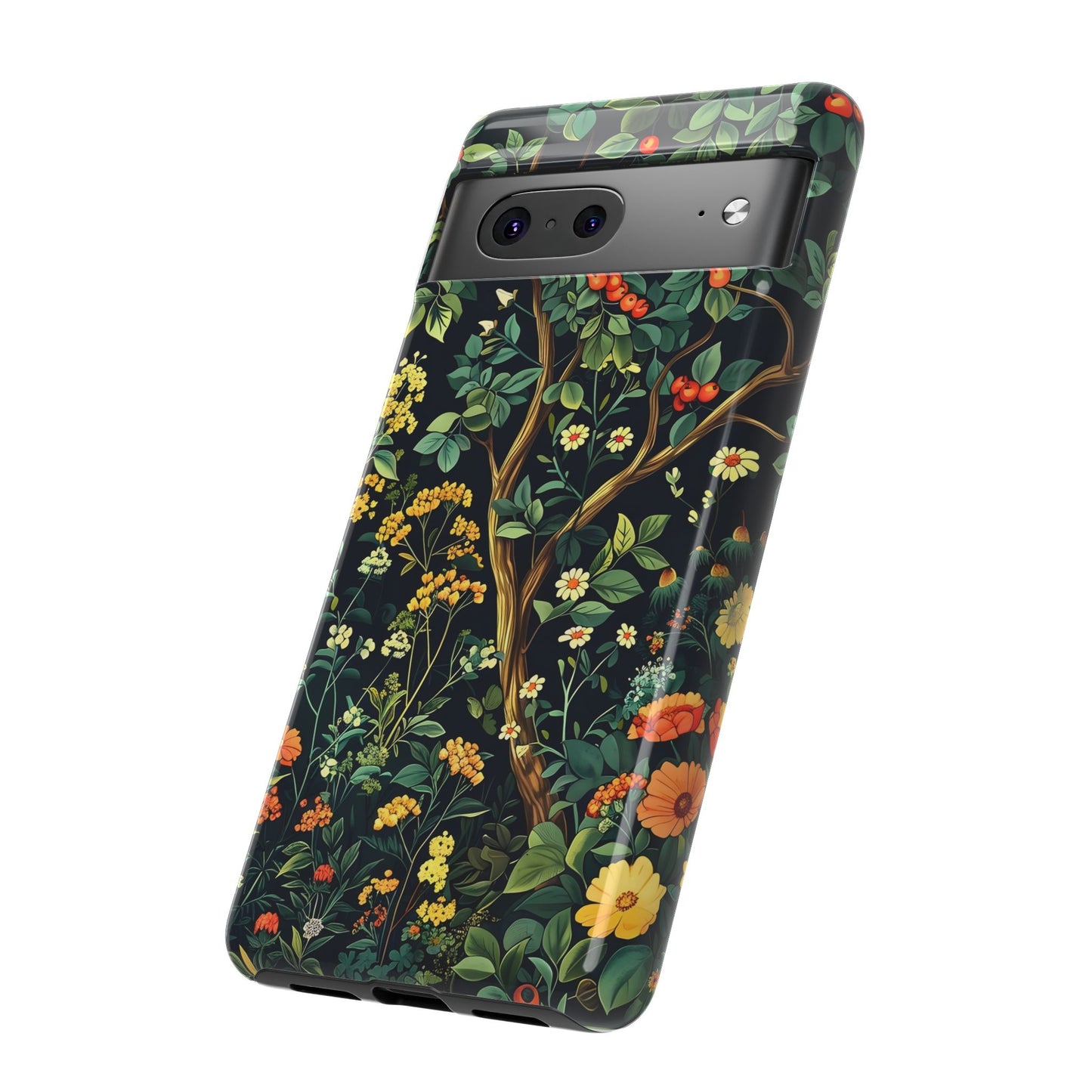 Floral Phone Case - Tough Cases, Colorful Nature Design, Gift for Flower Lovers, Phone Accessory, Unique Cell Phone Cover
