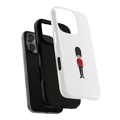 Guard Themed Magnetic Phone Case, Cute Soldier Design, Gift for Kids, Unique Gadget Accessory, Fun Phone Cover