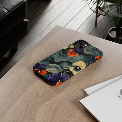 Tough Cases Floral iPhone Case, Tough Phone Cover, Stylish Floral Design, Gift for Her, Summer Vibe, Durable Protective Case