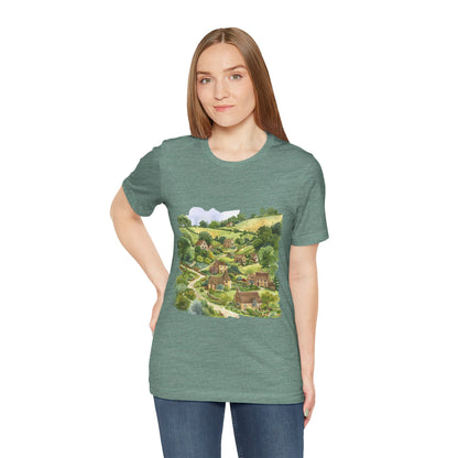Unisex Jersey Short Sleeve Tee - Enchanting Landscapes of Britain