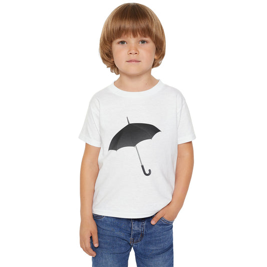 Cute Black Umbrella Toddler T-Shirt | Perfect for Rainy Days & Everyday Adventures
