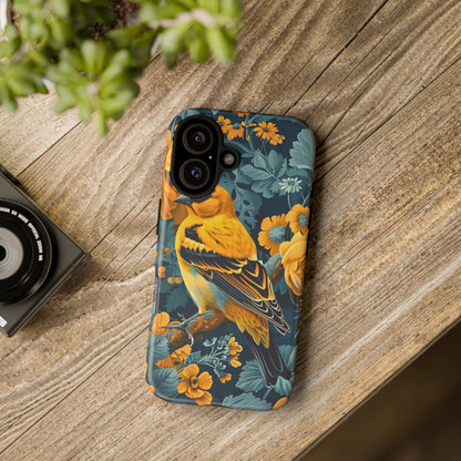Colorful Bird Phone Case, Floral Tough Phone Cover for Bird Lovers, Eco-Friendly Mobile Shell, Gift for Nature Enthusiasts, Custom [...]