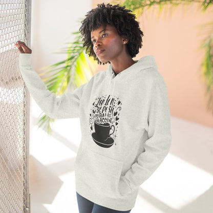 Three-Panel Fleece Hoodie - London's Relaxing Tea