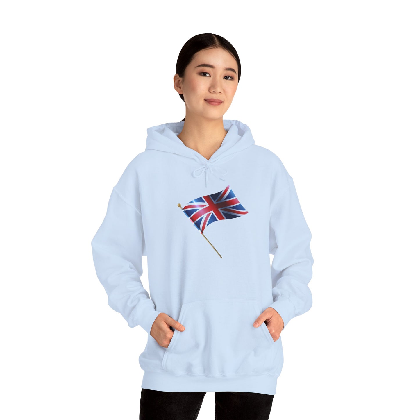 Unisex Heavy Blend™ Hooded Sweatshirt - Heritage in Red, White, and Blue - The British Flag