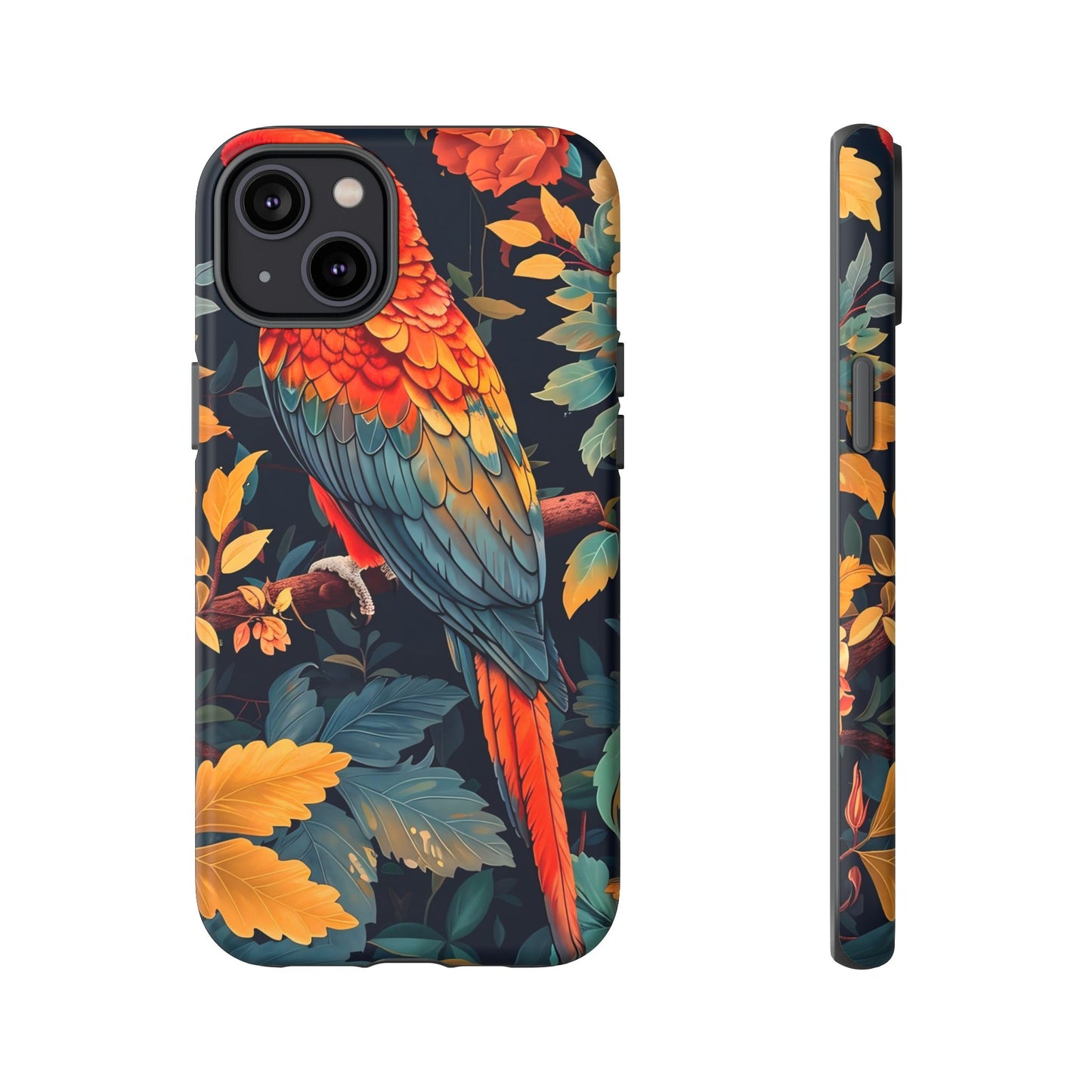 Vibrant Parrot Phone Case - Tough, Stylish, Nature-Inspired, Tropical, Wildlife, Perfect Gift, Summer Vibes
