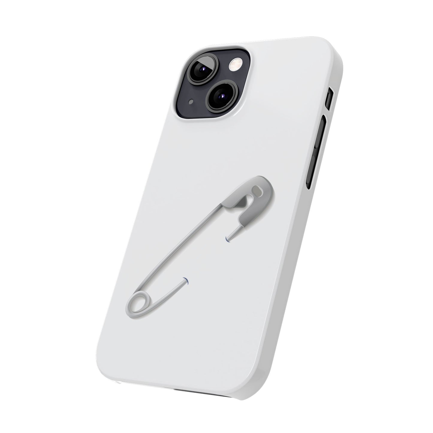 Minimalist Safety Pin Phone Cases | Stylish Slim Cases for Trendy Protection, Gift for Friends, Fashionable Accessories, Unique Phone Cover