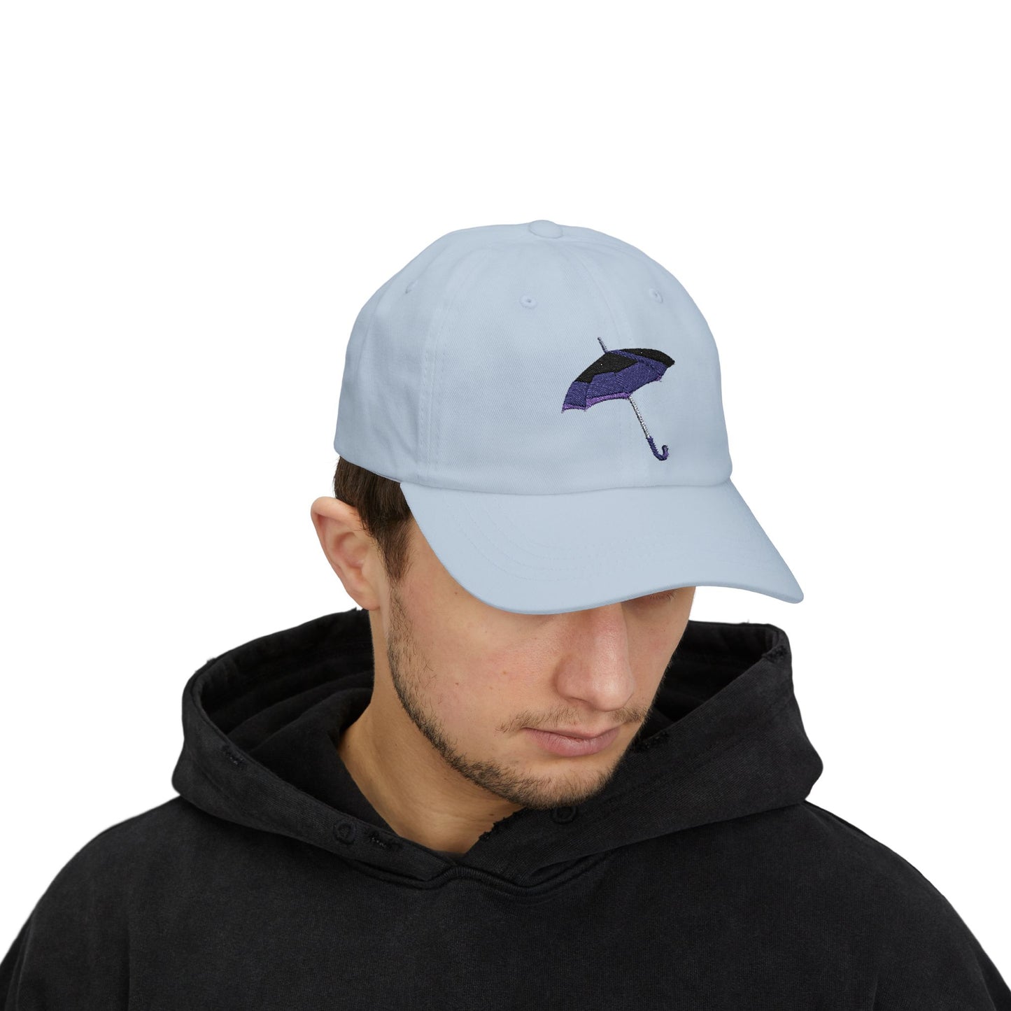 Embroidered Umbrella Dad Cap, Casual Baseball Hat for Men and Women, Perfect Gift for Dad, Adjustable Cap for Outdoor Activities