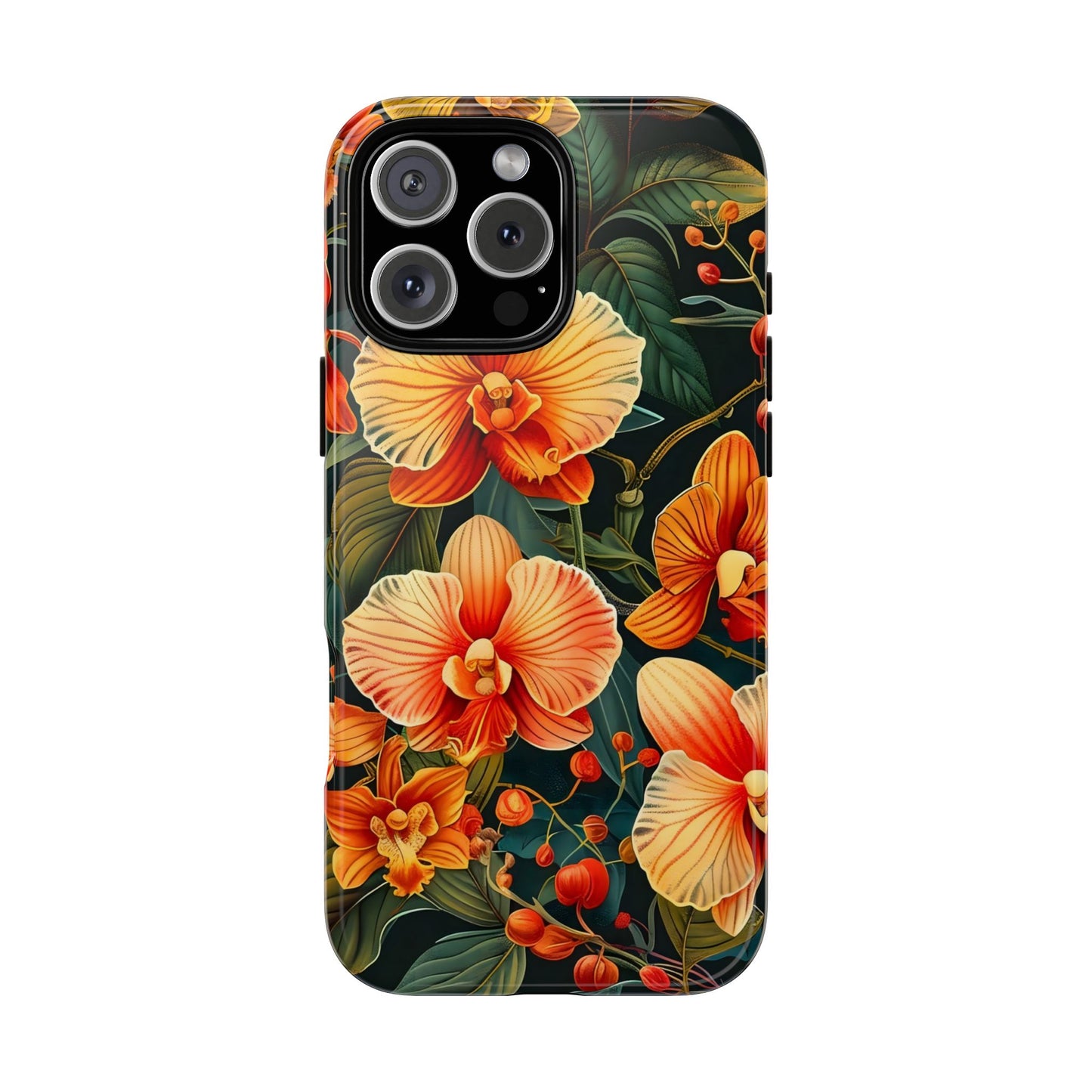 Floral Phone Case - Tough Cases, Protective Cover, Gift for Her, Smartphone Accessory, Floral Design, Nature-Inspired