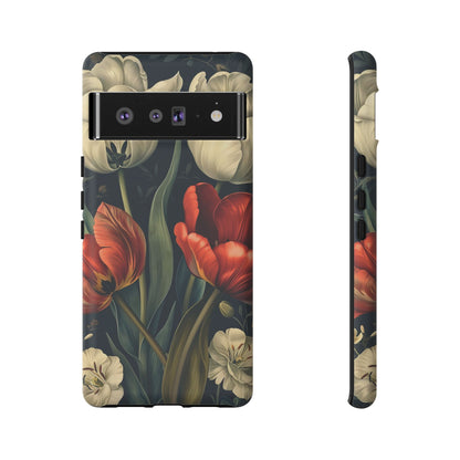 White Flower Tough Cases