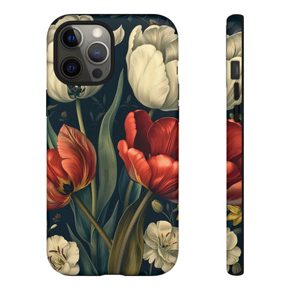 White Flower Tough Cases