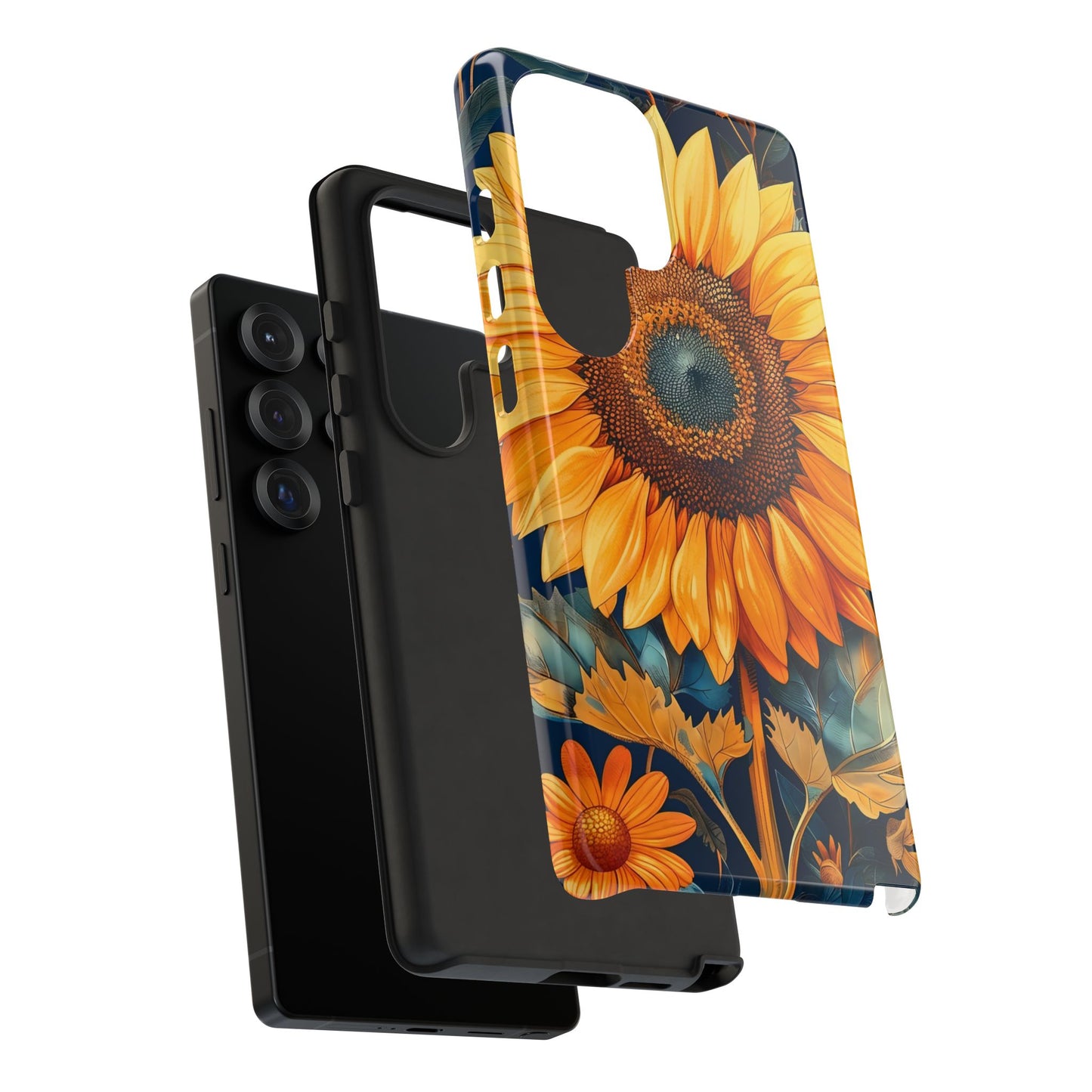 Sunflower Phone Case - Floral Design for Nature Lovers, Cute Spring Accessory, Gift for Her, Eco-Friendly Cover