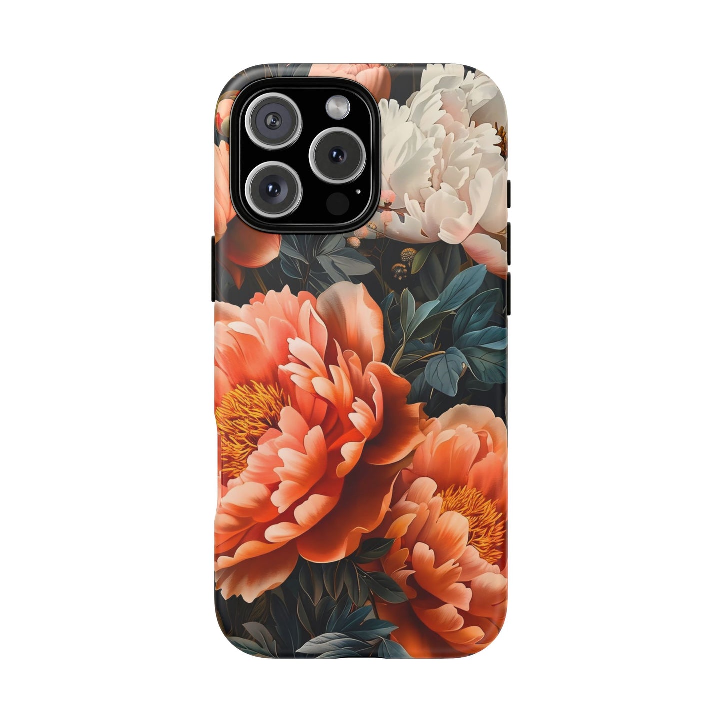 Floral Phone Case - Tough Cases, Durable Cover, Flower Design, Unique Gift, Phone Accessories