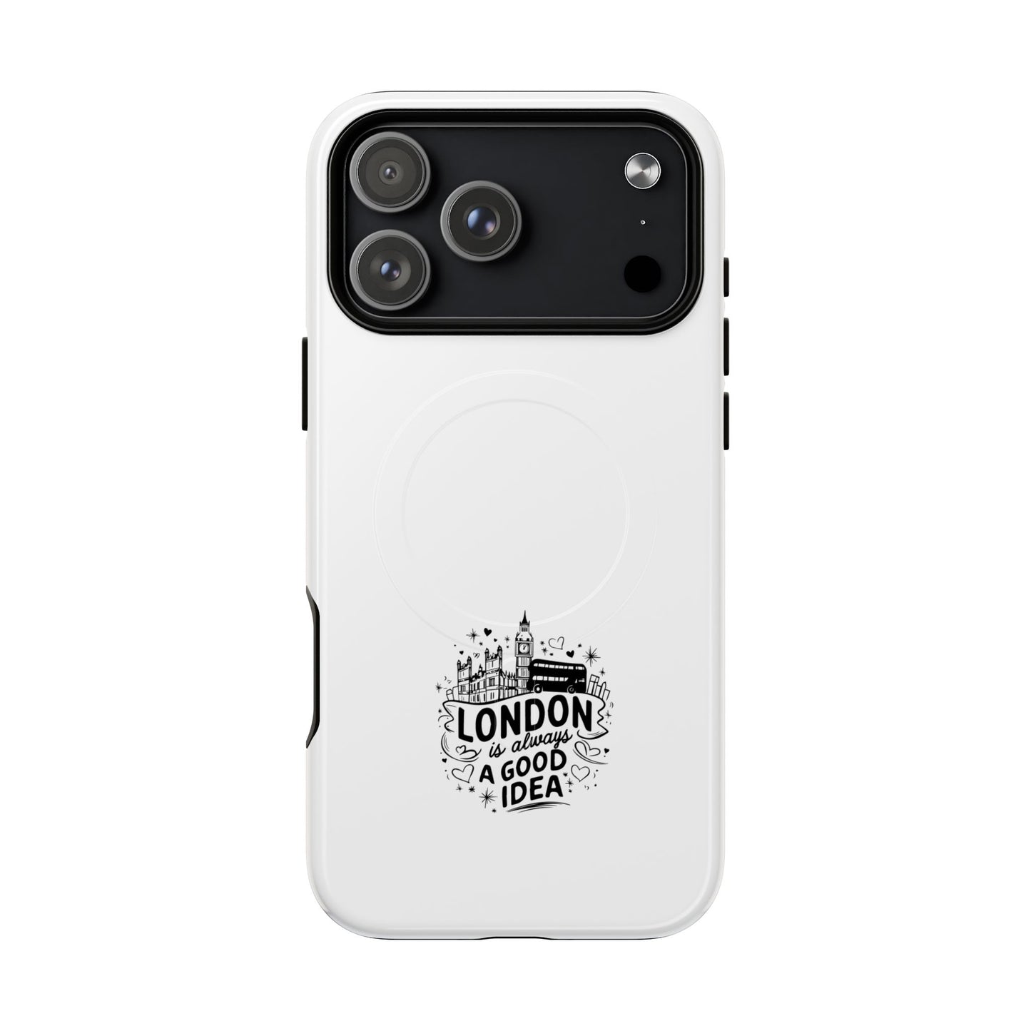 Tough Magnetic Phone Cases - London Is Always A Good Idea, Custom Phone Covers, Travel Gifts, Modern Phone Cases, Durable Cases, [...]