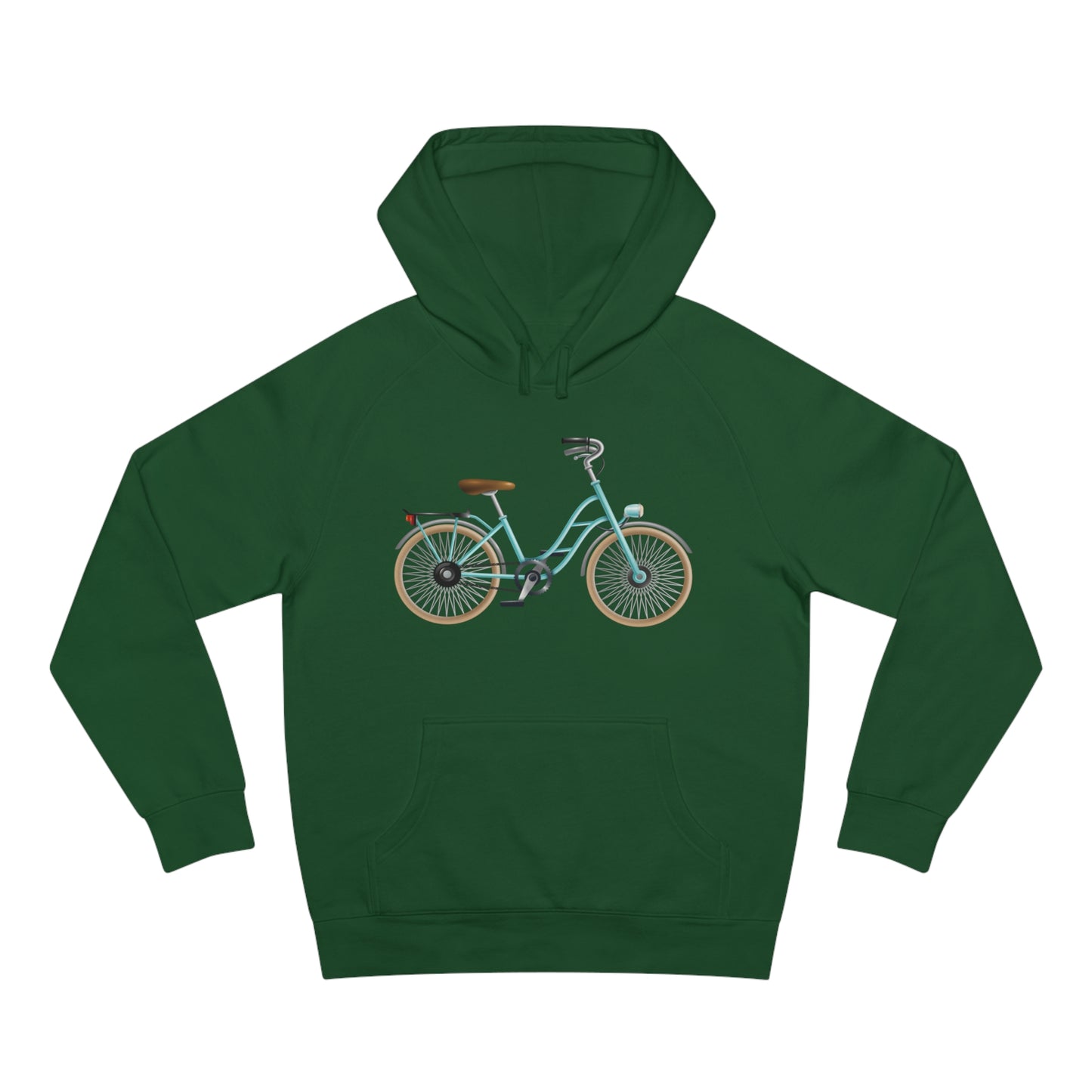 Form-fitting Unisex Hoodie - Classic British Bicycle
