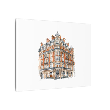 Artistic Matte Canvas Print of Historic Building, Wall Art Decor, Home Interior, Unique Gift, Fine Art, Architecture Lover, Urban Design