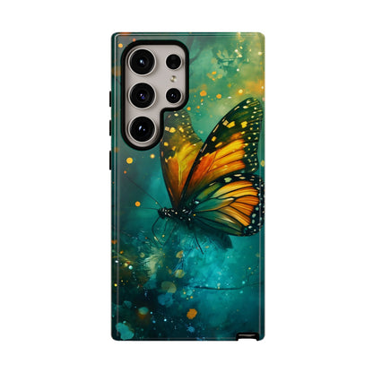 Colorful Butterfly Phone Case, Tough Cases for iPhone and Samsung, Cute Tech Accessories, Nature Lovers Gift, Vibrant Floral Design