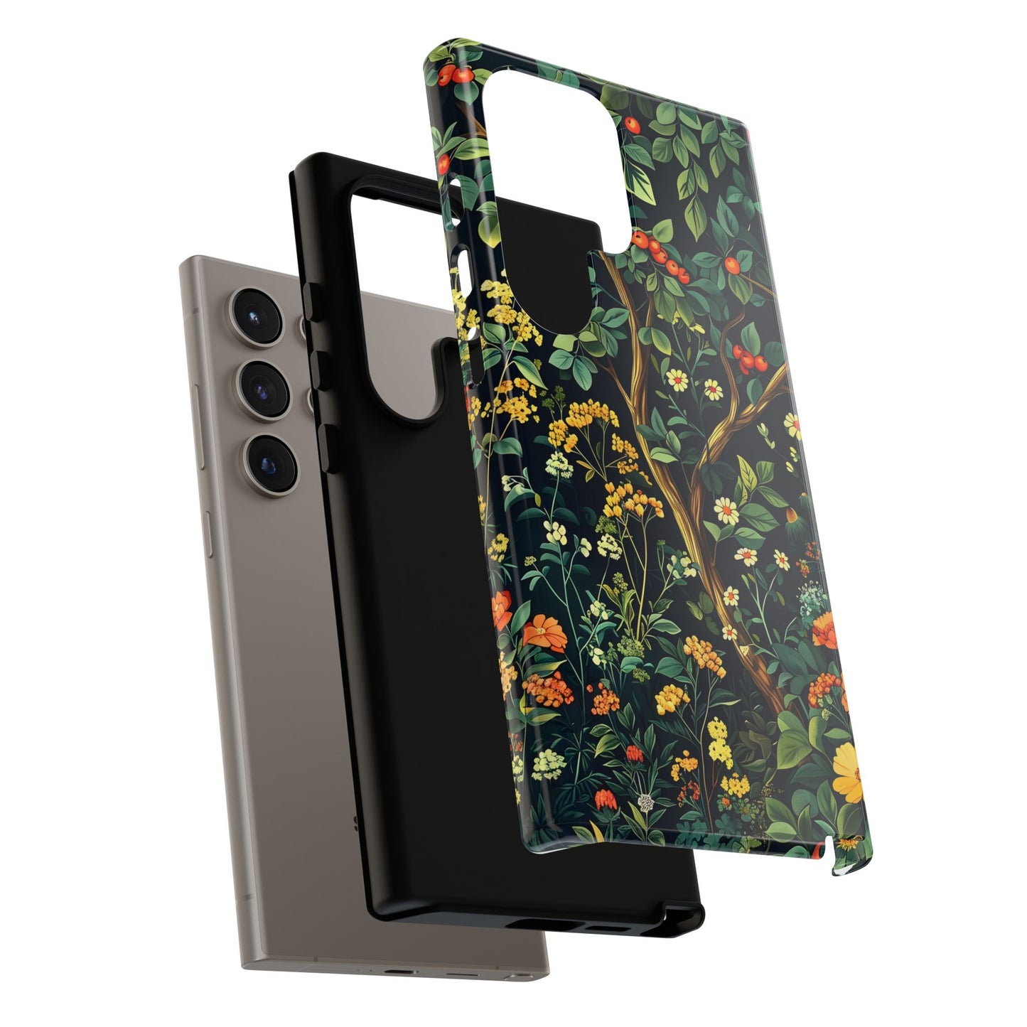 Floral Phone Case - Tough Cases, Colorful Nature Design, Gift for Flower Lovers, Phone Accessory, Unique Cell Phone Cover