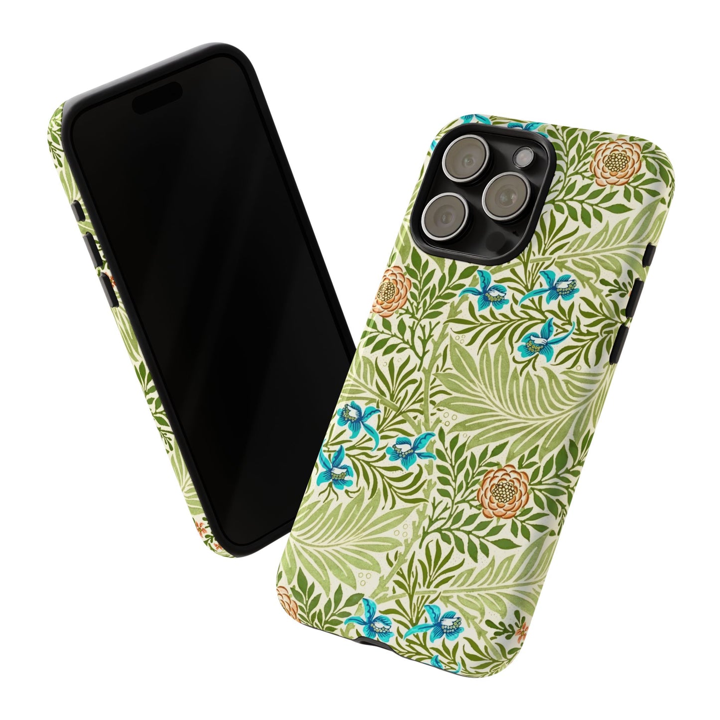Tough Cases Phone Case, Botanical Print Phone Cover, Floral Smartphone Accessory, Nature-Inspired Tech Gear, Gift for Plant Lovers