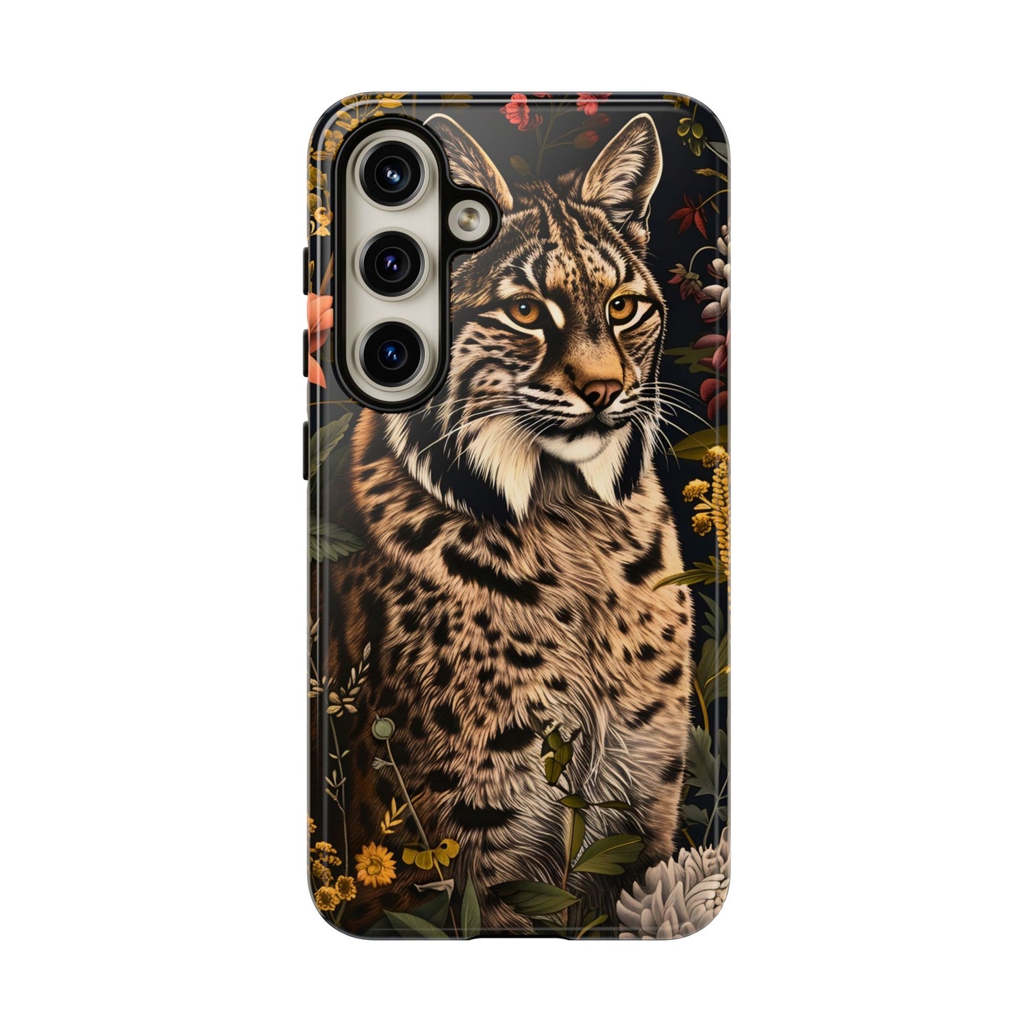 Wildlife Phone Case with Lynx Design, Tough Cases, Animal Lovers Gift, Nature Inspired Accessories, Unique Tech Protection