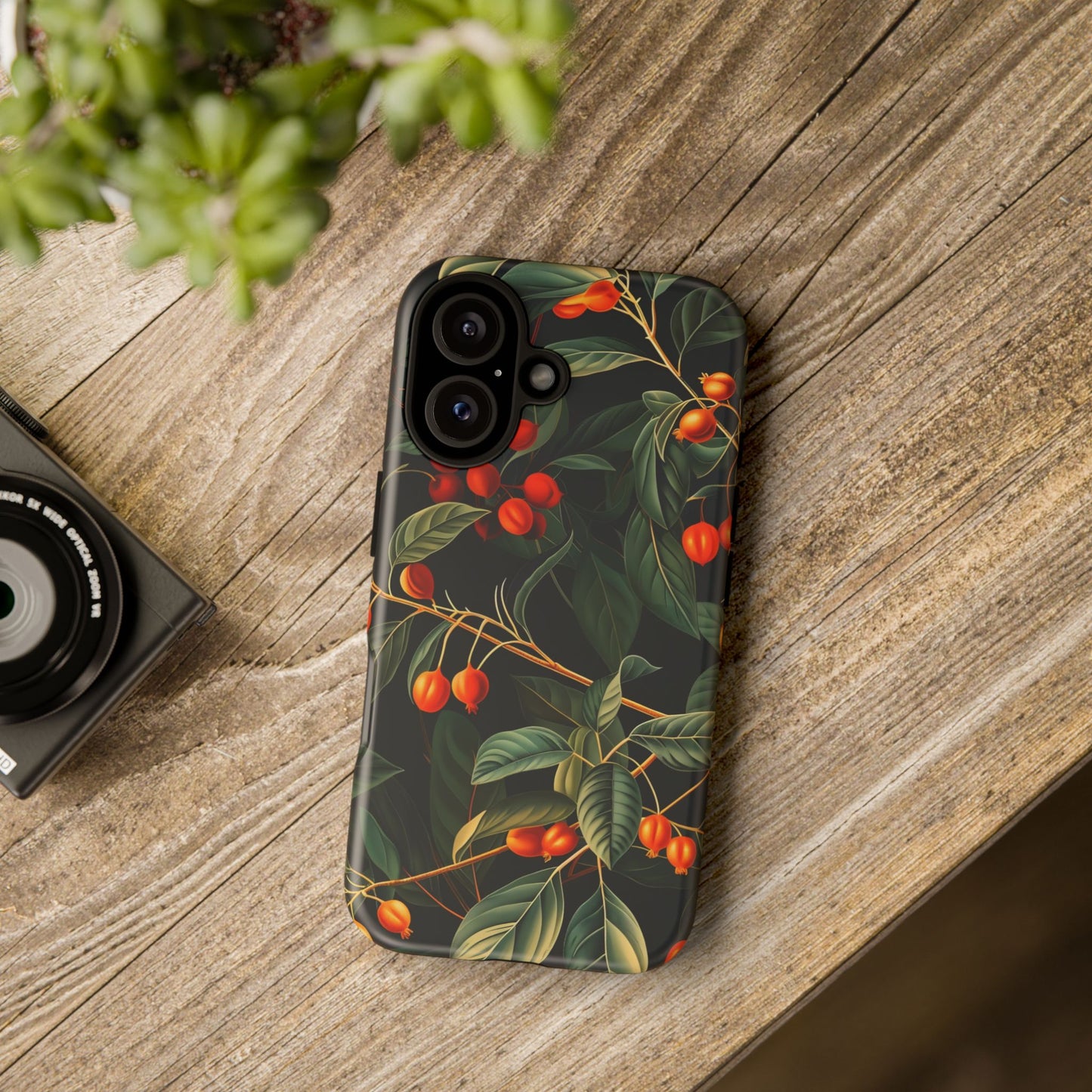 Tough Cases, Floral Phone Case, Nature-Inspired Tech, Unique Gift, Phone Accessory, Botanical Design, Fall Vibes