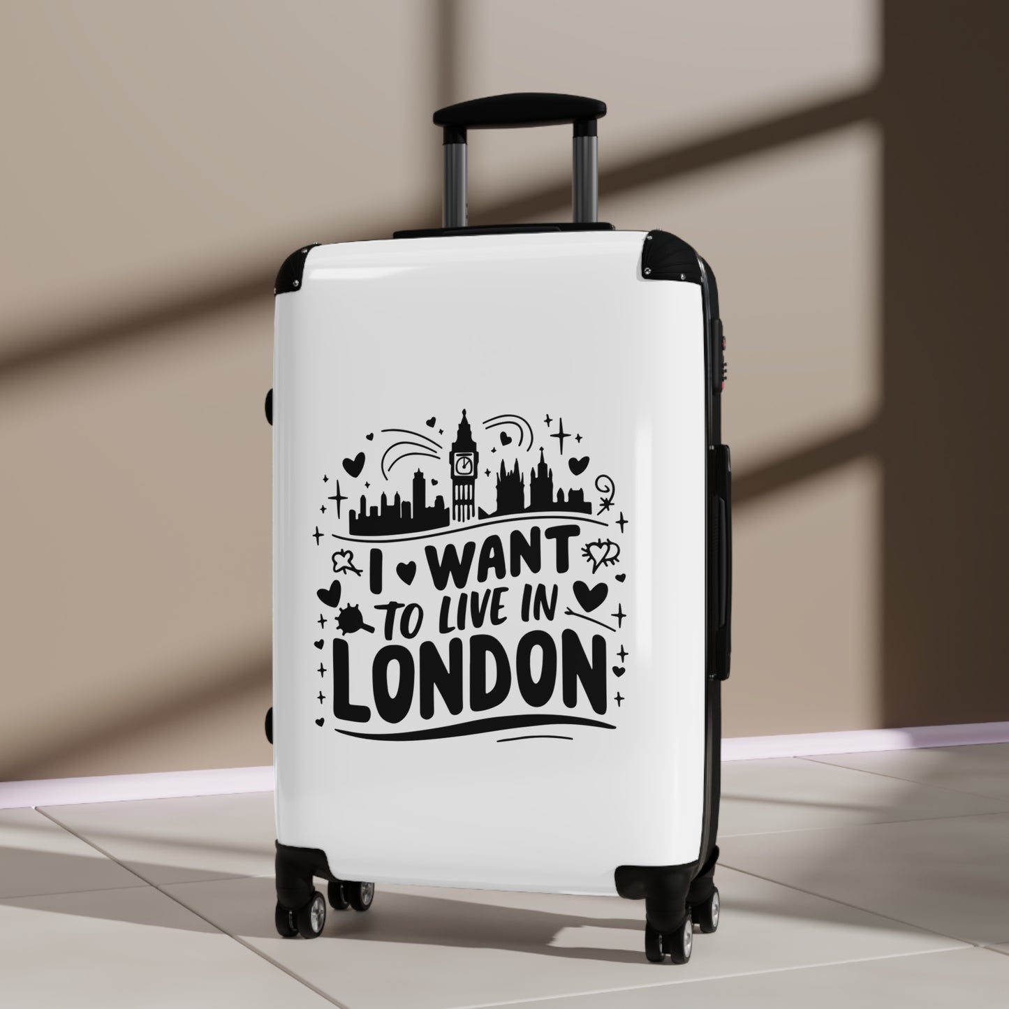 I want to live in London - Suitcase