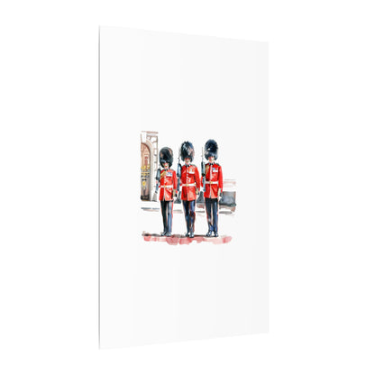 Royal Guards Canvas Print, British Wall Art, Home Decor, Unique Gift, London Culture