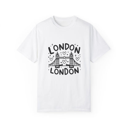 London Vibes Unisex Garment-Dyed T-shirt
