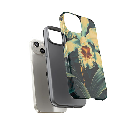 Floral Phone Case - Tough Cases with Orchid Design, Durable Smartphone Cover for Nature Lovers, Floral Gift for Her, Botanical [...]