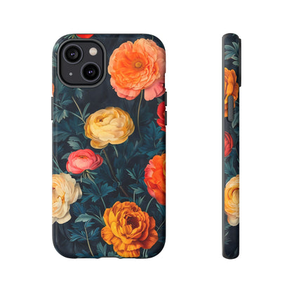 Floral Phone Case, Tough Cases for Phone Protection, Gift for Flower Lovers, Floral Designs, Spring Decor