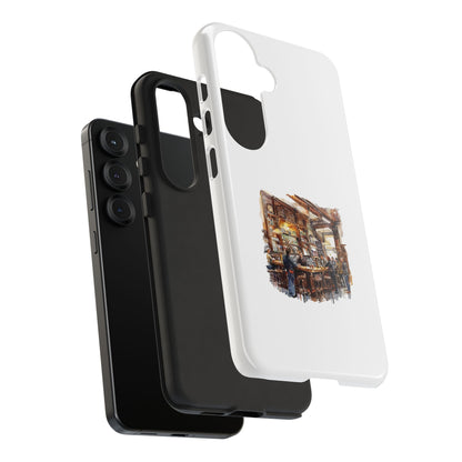 Artistic Phone Case - Cozy Bar Scene Design