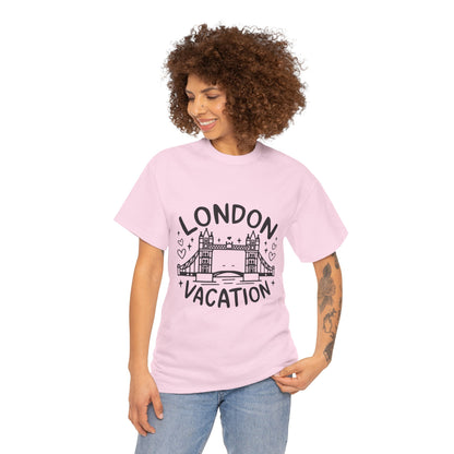 Unisex Heavy Cotton Tee - London's Cozy Vacations