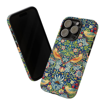 Floral Phone Case | Tough Cases, Stylish Protection, Unique Gift, Eco-Friendly, Floral Pattern, Bird Design