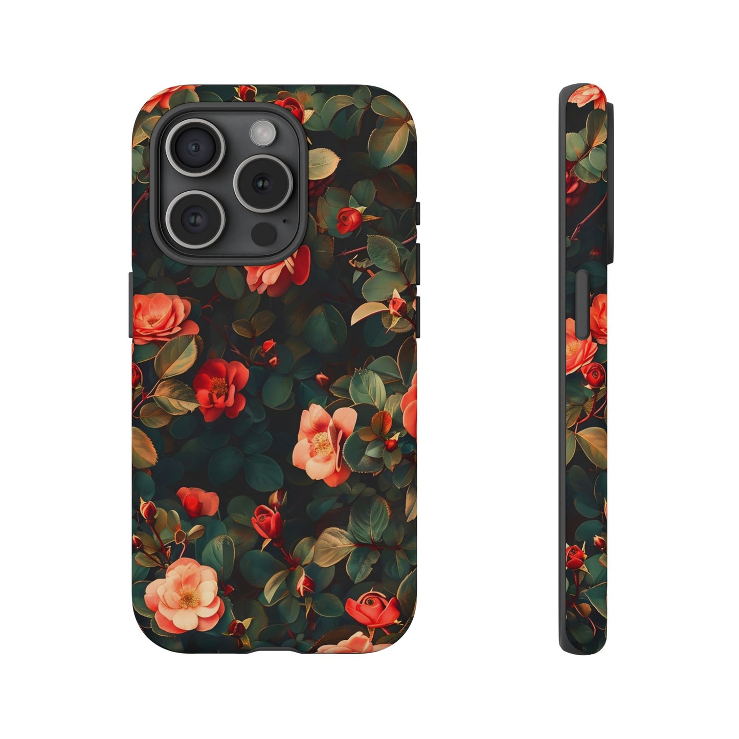 Floral Phone Case - Elegant Floral Design, Tough Protective Case, Perfect Gift for Her, Trendy Phone Accessories, Mother’s Day, Birthday