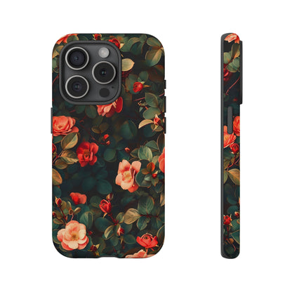 Floral Phone Case - Elegant Floral Design, Tough Protective Case, Perfect Gift for Her, Trendy Phone Accessories, Mother’s Day, Birthday