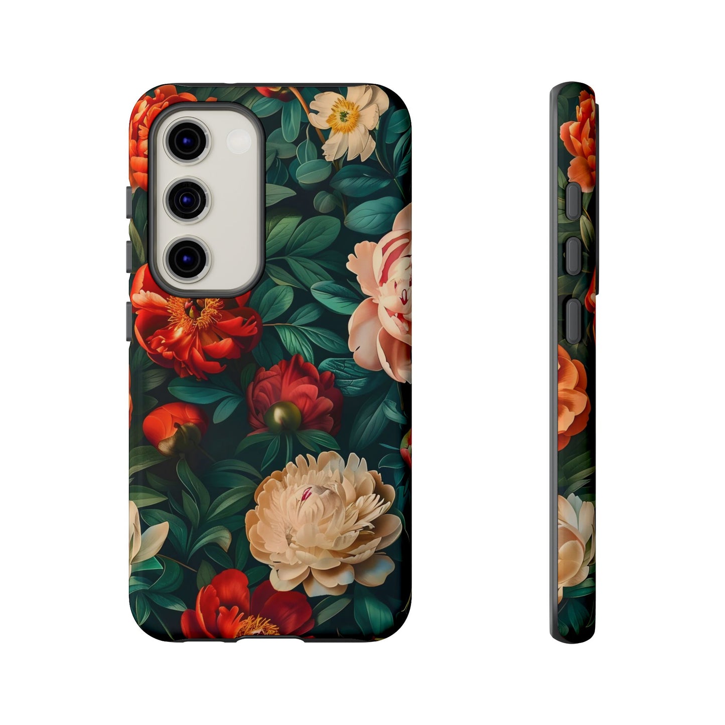 Floral Phone Case - Tough Cases, Vibrant Protection, Gift for Her, Cute Floral Design, Trendy Accessory, Perfect for Spring