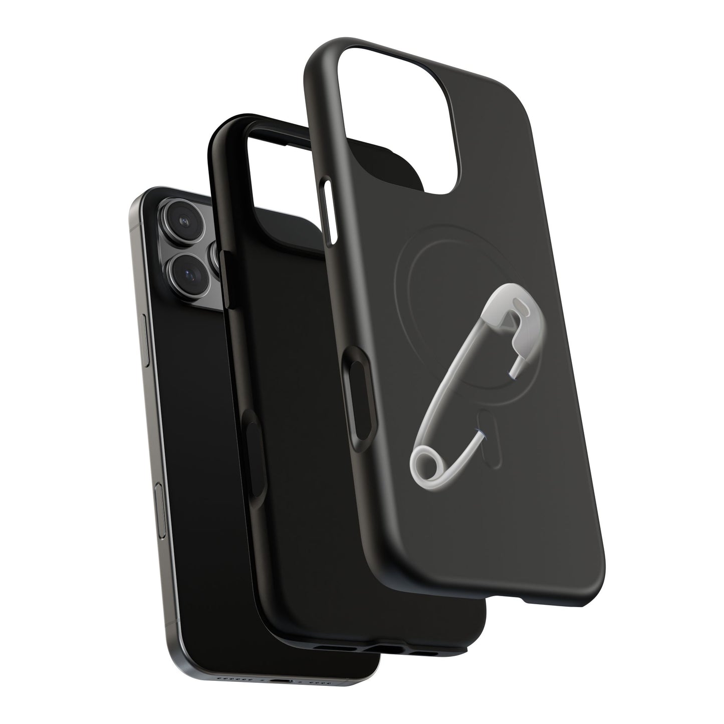 Tough Magnetic Phone Case featuring Safety Pin Design, Stylish Protector for iPhone, Unique Gifts for Friends, Trendy Mobile Cover, [...]