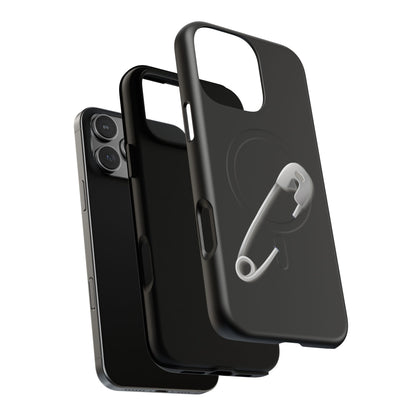 Tough Magnetic Phone Case featuring Safety Pin Design, Stylish Protector for iPhone, Unique Gifts for Friends, Trendy Mobile Cover, [...]