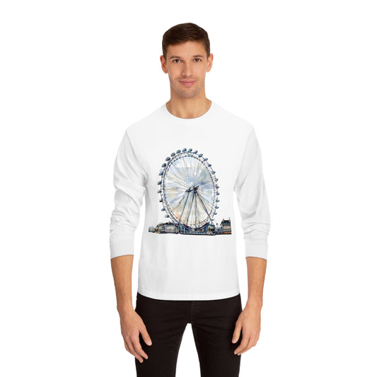 Unisex Classic Long Sleeve T-Shirt - London Eye - Iconic Ferris Wheel