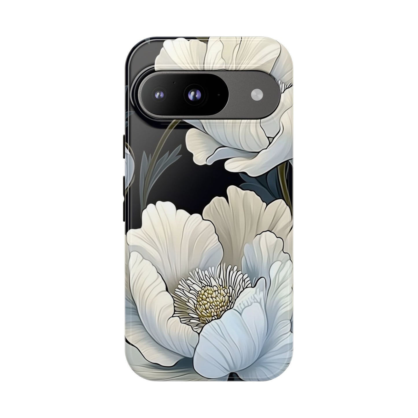 Floral Phone Case, Tough Cases for Women, Stylish Phone Cover, Floral Design Phone Protector, Nature Inspired Tech Accessories
