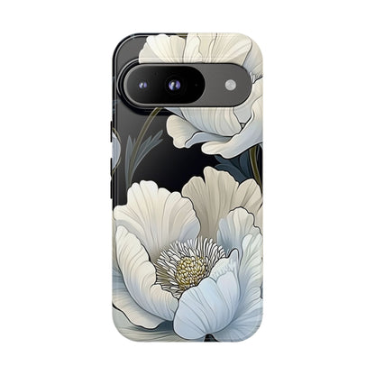 Floral Phone Case, Tough Cases for Women, Stylish Phone Cover, Floral Design Phone Protector, Nature Inspired Tech Accessories