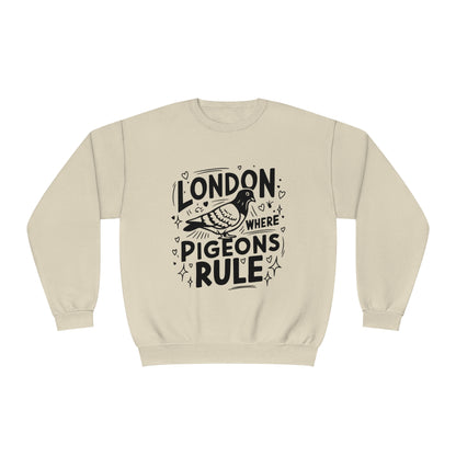 Unisex NuBlend® Crewneck Sweatshirt - Pigeons rule in London