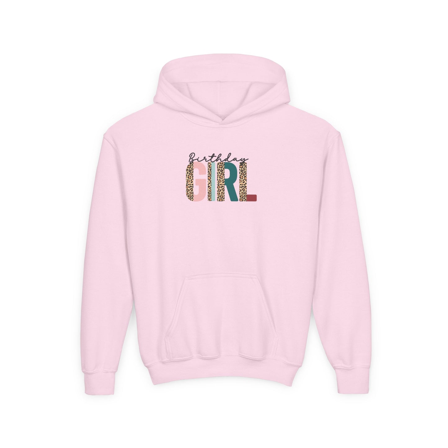 Youth Heavy Blend Hooded Sweatshirt - Fearless GIRL Design