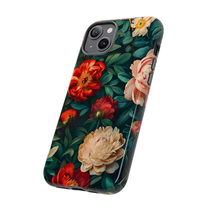 Floral Phone Case - Tough Cases, Vibrant Protection, Gift for Her, Cute Floral Design, Trendy Accessory, Perfect for Spring