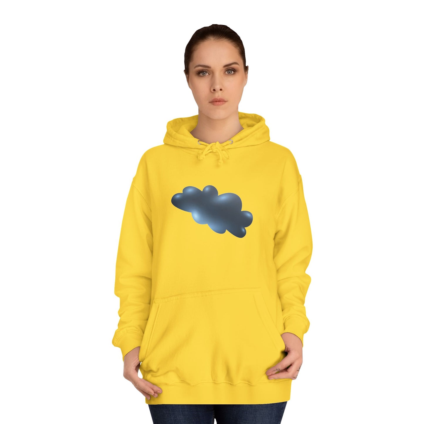 Unisex College Hoodie - Dreamy Cloud Design