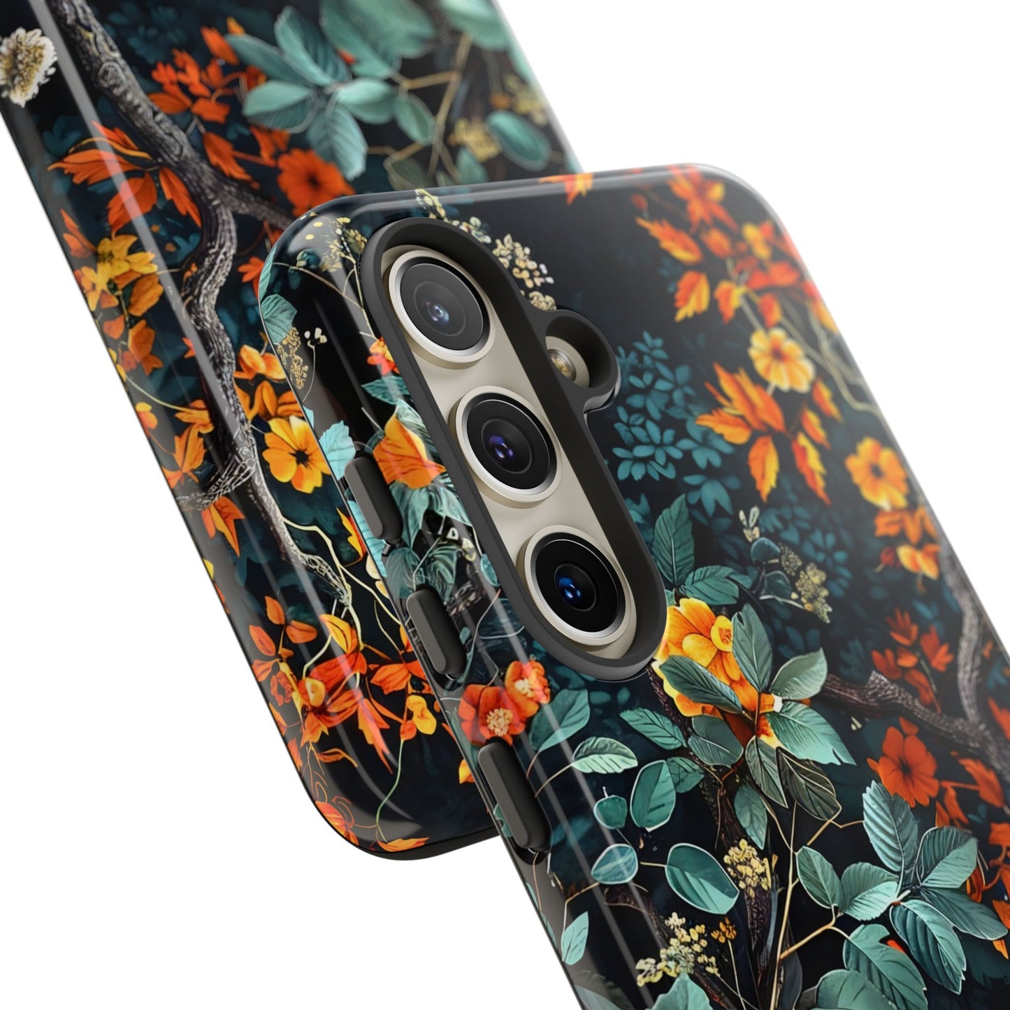 Floral Phone Case | Tough Cases, Protective Cover, Gift for Her, Autumn Vibes, Floral Phone Accessory, Unique Design