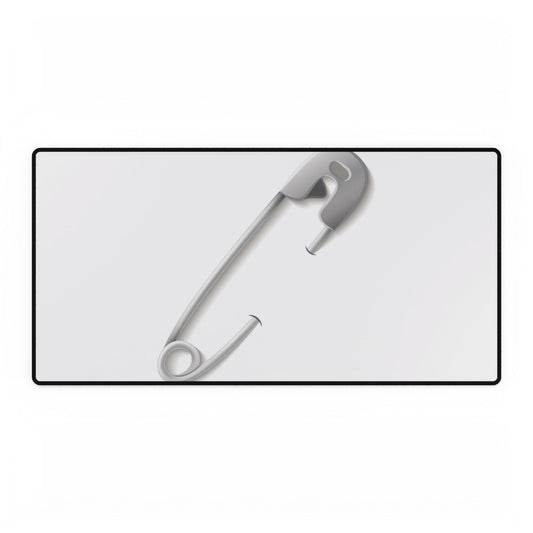 Safety Pins Sleek Desk Mats for Minimalist Workspaces, Office Accessories, Gaming Desk Pads, Home Office Decor, Stylish Table Protection