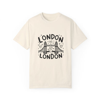 London Vibes Unisex Garment-Dyed T-shirt