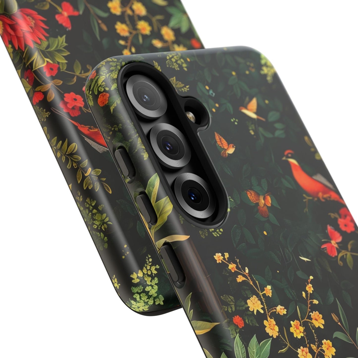Floral Tough Phone Case, Nature-Inspired Design, Ideal for Garden Lovers, Gift for Birthdays, Christmas, Eco-Friendly Accessory